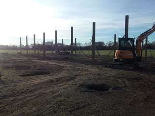 Building has begun.
